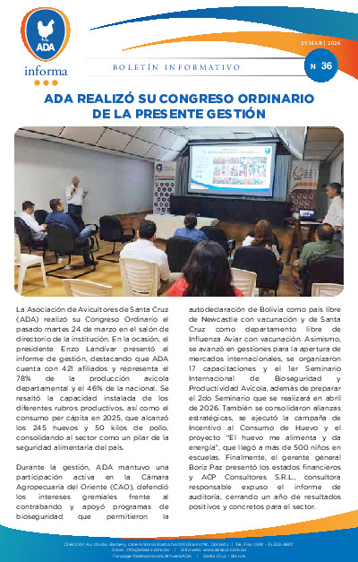 Boletín ADA Informa 036